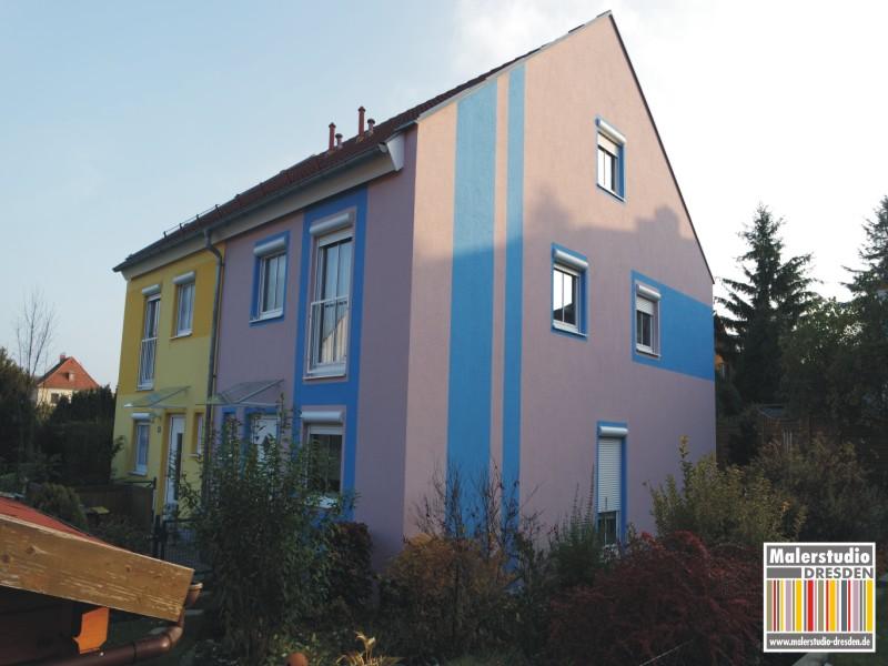 Fassadengestaltung - wenns mal richtig bunt werden darf -